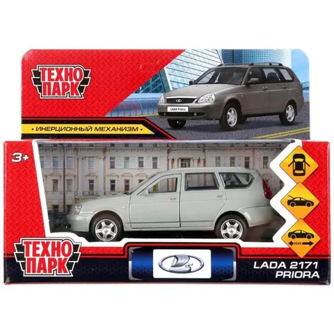 Модель машины Lada Priora черная 134-39