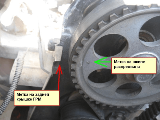 Установка и настройка меток ГРМ на Лада Гранта восьмиклапанная