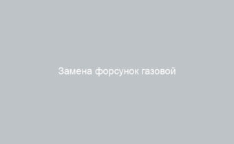 Замена форсунок газовой плиты лада